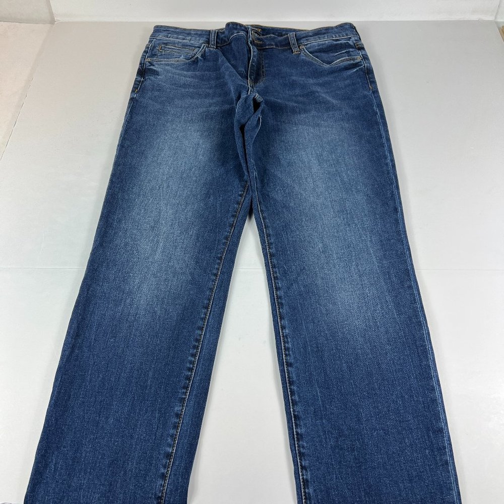 Kut From The Kloth Jeans Women's 10 Boyfriend Blue Fade Stretch Denim Pants